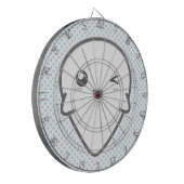 Kawaii Winking Ghost Dart Board Dartbord (Voorkant Links)