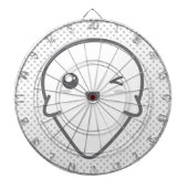 Kawaii Winking Ghost Dart Board Dartbord (Voorkant)