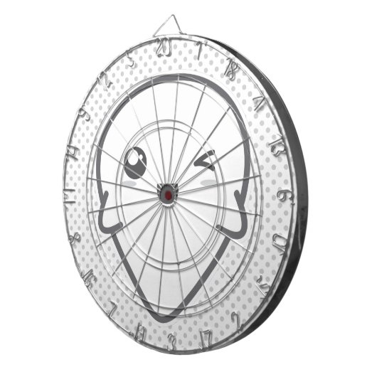 Kawaii Winking Ghost Dart Board Dartbord (Voorkant Rechts)