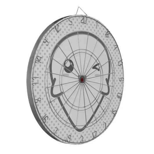Kawaii Winking Ghost Dart Board Dartbord (Voorkant Links)