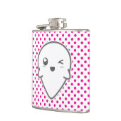 Kawaii Winking Ghost Flask Heupfles (Links)