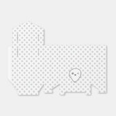 Kawaii Winking Ghost Gift Box Bedankdoosjes (Uitgevouwen)