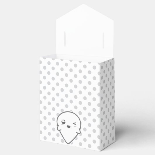 Kawaii Winking Ghost Gift Box Bedankdoosjes (Geopend)