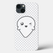 Kawaii Winking Ghost iPad Mini Case (Achterkant)