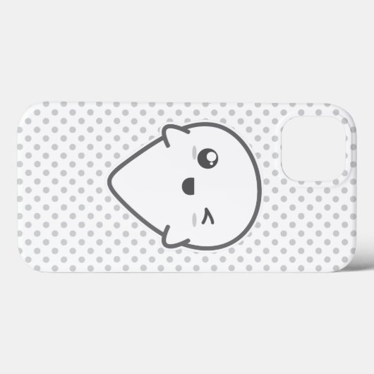 Kawaii Winking Ghost iPad Mini Case (Achterkant (horizontaal))