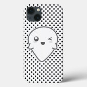 Kawaii Winking Ghost iPad Mini Case (Achterkant)