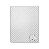 Kawaii Winking Ghost-laptop Notitieblok (Linkerzijde)