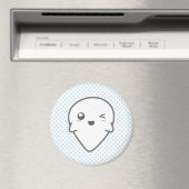 Kawaii Winking Ghost Magnet (Insitu (Vaatwasser))