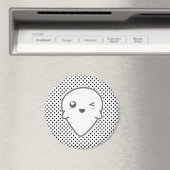 Kawaii Winking Ghost Magnet (Insitu (Vaatwasser))