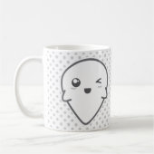 Kawaii Winking Ghost Mok (Links)