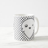 Kawaii Winking Ghost Mok (Voorkant rechts)