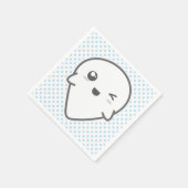 Kawaii Winking Ghost Napkins Servet (Hoek)