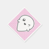 Kawaii Winking Ghost Napkins Servetten (Hoek)