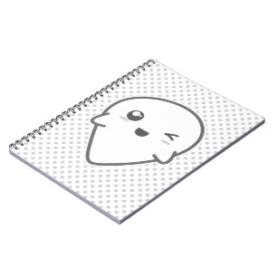 Kawaii Winking Ghost Notitieboek