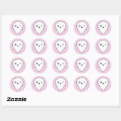 Kawaii Winking Ghost Stickers (Vel)