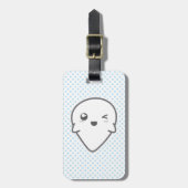 Kawaii Winking Ghost Travel Bagagelabels (Voorkant verticaal)