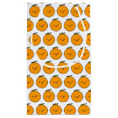 Kawaii Winking Sinaasappels Klein Cadeauzakje (Achterkant)