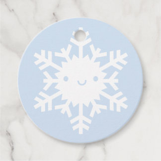 Kawaii Winter Snowflake Bedankjes Labels