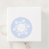 Kawaii Winter Snowflake Bedankjes Labels (In situ)