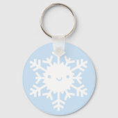 Kawaii Winter Snowflake Sleutelhanger (Voorkant)
