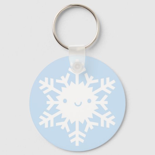Kawaii Winter Snowflake Sleutelhanger (Voorkant)