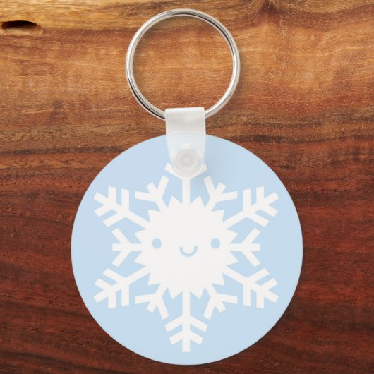 Kawaii Winter Snowflake Sleutelhanger (Voorkant)