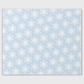 Kawaii Winter Snowflakes Cadeaupapier (Vlak)