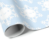 Kawaii Winter Snowflakes Cadeaupapier (Rol Hoek)