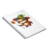 kawaii witch sloth Classic T-Shirt Notitieboek (Rechterzijde)