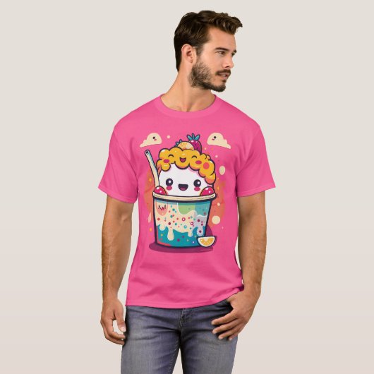Kawaii-woestijn T-shirt (Voorkant volledig)
