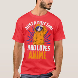 Kawaii Women Japan Manga is gewoon een meisje dat T-shirt