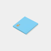 Kawaii Xmas Zeester op Blauw Buffel Patroon Post-it® Notes (Schuin)