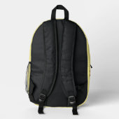 Kawaii Yellow Bunny Backpack - Cute School Bedrukte Rugzak (Achterkant)