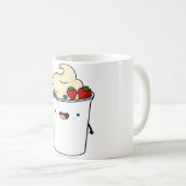 Kawaii Yoghurt Beker Koffiemok (Voorkant rechts)