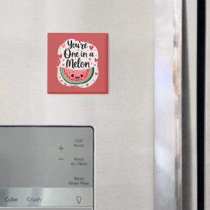 Kawaii "You're One in a Melon" Schattigee watermel Magneet