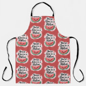 Kawaii "You're One in a Melon" Schattigee watermel Schort (Voorkant)