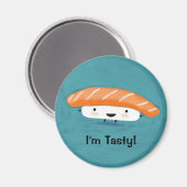 Kawaii Zalm Sashimi Magneet (Voorkant / Achterkant)