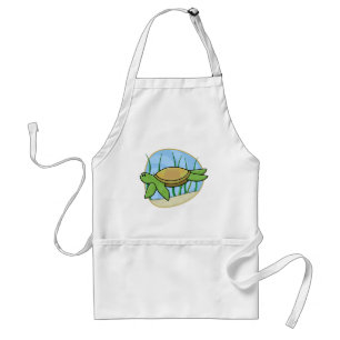 Kawaii Zee Turtle Apron Standaard Schort