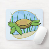 Kawaii Zee Turtle Mousepad Muismat (Met muis)