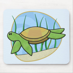 Kawaii Zee Turtle Mousepad Muismat