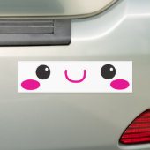 KAWAII ZIET ER leuk UIT! Bumpersticker (Op auto)
