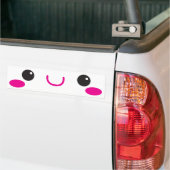 KAWAII ZIET ER leuk UIT! Bumpersticker (Op Truck)