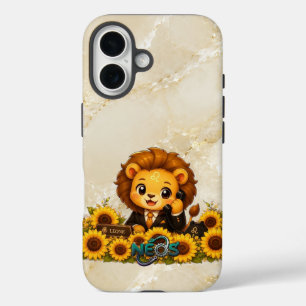 Kawaii Zodiac Neos Leeuw iPhone 16 Hoesje