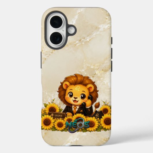 Kawaii Zodiac Neos Leeuw Case-Mate iPhone Case (Achterkant)