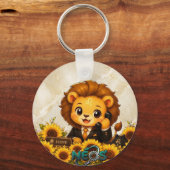 Kawaii Zodiac Neos Leeuw Sleutelhanger (Achterkant)