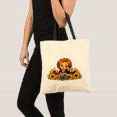 Kawaii Zodiac Neos Leeuw Tote Bag (Voorkant (product))