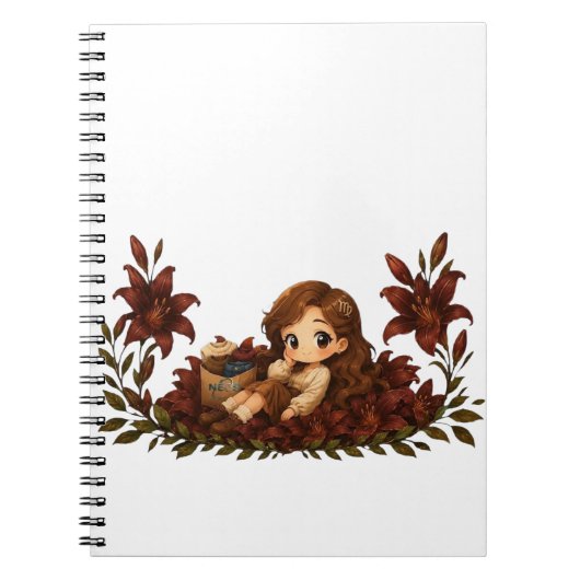 Kawaii Zodiac Neos Maagd Notitieboek (Voorkant)