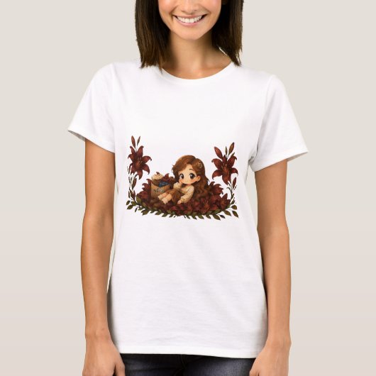 Kawaii Zodiac Neos Maagd T-shirt (Voorkant)