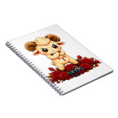 Kawaii Zodiac Neos Ram Notitieboek (Rechterzijde)