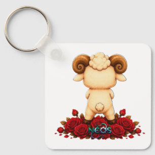 Kawaii Zodiac Neos Ram Sleutelhanger